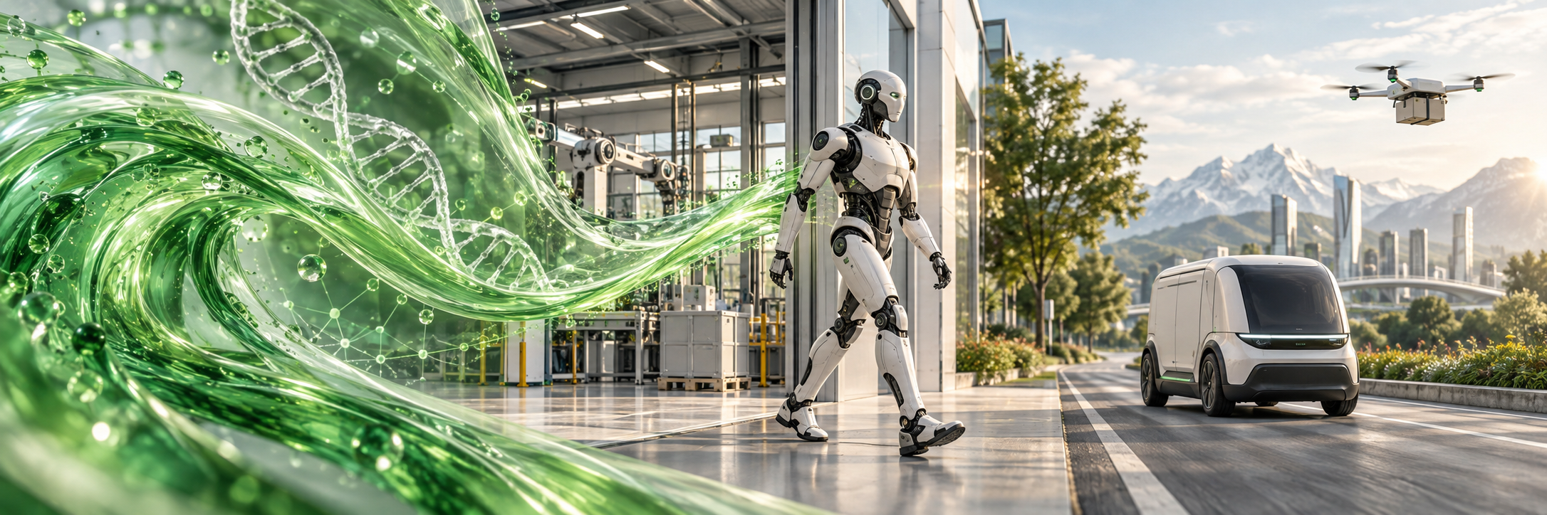 Обложка: ИИ берётся за науку, роботы — за производство | RobotON